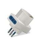 3-WAY ADAPTOR
2P+E-10A-(S11) WHITE 1x2P+E-16A-(P30) 2x2P+E-10A-(P11)