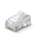 UNSHIELDED Stecher
CAT. 5e UTP UNSHIELDED TYPE RJ45 THERMOPLASTIC TRANSPARENT PASS THROUGH