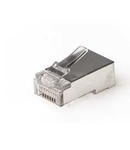 SHIELDED Stecher
CAT. 5e FTP SHIELDED TYPE RJ45 METAL GREY