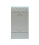 PUSH BUTTON
FOR SHUTTERS - SINGLE POLE 10A GREY