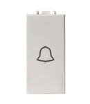 PUSH BUTTON
"BELL" symbol 10A WHITE