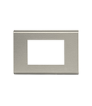 Placa ornament 
BRUSHED ALLUMINIUM