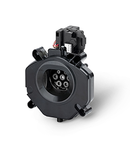 FLUSH-MOUNT. Priza WITH LOCK
IP55 32A 3P+N+E 400V BLACK Type 2 3P+N+E 32A 400V~ 22kW