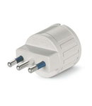 ONE-WAY ADAPTOR
2P+E-16A-(S17) WHITE 1x2P+E-16A-(GERMAN)