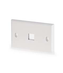 Placa ornament 
1 INLET THERMOPLASTIC WHITE