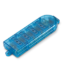 Priza multipla
TRANS. TURQUOISE 4x2P+E-10A-(P11)