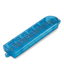 Priza multipla
TRANS. TURQUOISE 6x2P+E-10A-(P11)