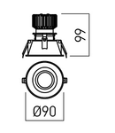 AGR01UWW MWH/BK
Corp încastrat