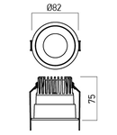 CU02UWW50 MWH
Corp încastrat