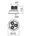 DLT03UWW MWH
Corp încastrat