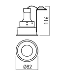 NO01 SWH/SBK
Corp încastrat