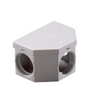 TRIX BOX 3 INPUTS - IP54 - GREY RAL7035