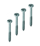 KIT 4 SELF-THREADING STEEL SCREWS - FOR SQUARE ACCES CHAMBER 300X300X300