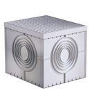 SQUARE ACCES CHAMBER 550X550X520 - FLAT KNOCKOUT BASE AND HIGH RESISTANCE LID