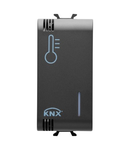 KNX TEMPERATURE SENSOR - 1 modul - BLACK - CProiector HORUS