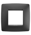 Placa ornament CProiector HORUS ONE - IN PAINTED TECHNOPOLYMER - 2 module - SATIN BLACK - CProiector HORUS