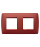 Placa ornament CProiector HORUS ONE - IN PAINTED TECHNOPOLYMER - 2+2 modul HORIZONTAL - RUBY - CProiector HORUS