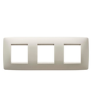 Placa ornament CProiector HORUS ONE - IN TECHNOPOLYMER - 2+2+2 modul HORIZONTAL - IVORY - CProiector HORUS