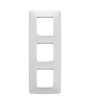 Placa ornament CProiector HORUS ONE - IN TECHNOPOLYMER - 2+2+2 modul VERTICAL - WHITE - CProiector HORUS