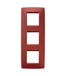 Placa ornament CProiector HORUS ONE - IN PAINTED TECHNOPOLYMER - 2+2+2 modul VERTICAL - RUBY - CProiector HORUS