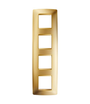 Placa ornament CProiector HORUS ONE - IN METALLISED TECHNOPOLYMER - 2+2+2+2 modul VERTICAL - GOLD - CProiector HORUS