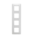 Placa ornament CProiector HORUS ONE - IN TECHNOPOLYMER - 2+2+2+2 modul VERTICAL - WHITE - CProiector HORUS
