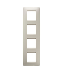 Placa ornament CProiector HORUS ONE - IN TECHNOPOLYMER - 2+2+2+2 modul VERTICAL - IVORY - CProiector HORUS