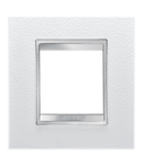 Placa ornament CProiector HORUS LUX international - IN TECHNOPOLYMER LEATHER FINISHING - 2 modul - WHITE - CProiector HORUS