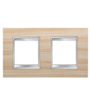 Placa ornament CProiector HORUS LUX international - IN TECHNOPOLYMER finisaj lemnING - 2+2 modul HORIZONTAL - MAPLE - CProiector HORUS