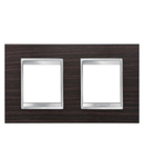 Placa ornament CProiector HORUS LUX international - IN TECHNOPOLYMER finisaj lemnING - 2+2 modul HORIZONTAL - WENGE - CProiector HORUS