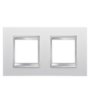 Placa ornament CProiector HORUS LUX international - IN TECHNOPOLYMER - 2+2 modul HORIZONTAL - WHITE - CProiector HORUS