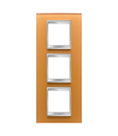 Placa ornament CProiector HORUS LUX international - IN GLASS - 2+2+2 modul VERTICAL - OCHRE - CProiector HORUS