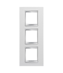 Placa ornament CProiector HORUS LUX international - IN TECHNOPOLYMER - 2+2+2 modul VERTICAL - WHITE - CProiector HORUS