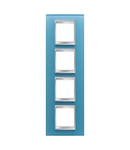 Placa ornament CProiector HORUS LUX international - IN GLASS - 2+2+2+2 modul VERTICAL - AQUAMARINE - CProiector HORUS