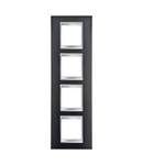 Placa ornament CProiector HORUS LUX international - IN PAINTED TECHNOPOLYMER - 2+2+2+2 modul VERTICAL - SLATE - CProiector HORUS