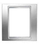 Placa ornament CProiector HORUS LUX - Standard englez - METALLISED TECHNOPOLYMER - 1 modul - CHROME - CProiector HORUS