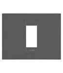 Placa ornament CProiector HORUS GEO - IN PAINTED TECHNOPOLYMER - 1 modul - SATIN BLACK - CProiector HORUS