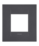 Placa ornament CProiector HORUS GEO International - IN PAINTED TECHNOPOLYMER - 2 module - SATIN BLACK - CProiector HORUS