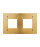 Placa ornament CProiector HORUS GEO International - IN METALLISED TECHNOPOLYMER - 2+2 modul HORIZONTAL - GOLD - CProiector HORUS