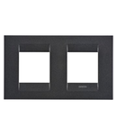 Placa ornament CProiector HORUS GEO International - IN PAINTED TECHNOPOLYMER - 2+2 modul HORIZONTAL - SLATE - CProiector HORUS