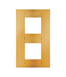 Placa ornament CProiector HORUS GEO International - IN METALLISED TECHNOPOLYMER - 2+2 modul VERTICAL - GOLD- CProiector HORUS