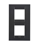 Placa ornament CProiector HORUS GEO International - IN PAINTED TECHNOPOLYMER - 2+2 modul VERTICAL - SLATE- CProiector HORUS