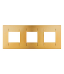 Placa ornament CProiector HORUS GEO International - IN METALLISED TECHNOPOLYMER - 2+2+2 modul HORIZONTAL - GOLD - CProiector HORUS