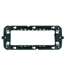 FRENCH STANDARD SUPPORT - 6 modul WITH SREWS - HORIZONTAL CENTRE DISTANCE 2X57mm - CProiector HORUS