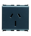 SOCKET-OUTLET STANDARD AUSTRALIANO 250V ac - 2P+E 10A - 2 module - PLAYBUS