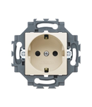 Priza schuko 250V ac - SCREW TERMINALS - FRONT TIGHTENING TERMINALS - 2P+E 16A - IVORY - DAHLIA