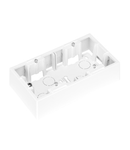 WALL MOUNTING BOX FOR Placa ornament DAHLIA - 2 modul - BIANCO