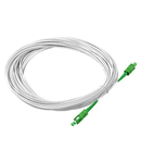 SC/APC - SC/APC SINGLE-FIBER OPTIC CABLE - 10M - WHITE