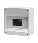 ENCLOSURE PRE-ARRANGED FPR TERMINAL BLOCK - WITH DOOR - WALLS WITH PERFORATION CENTER - 8 module - IP40