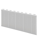 PLASTIC module COVER FOR ENCLOSURES - GREY RAL7035